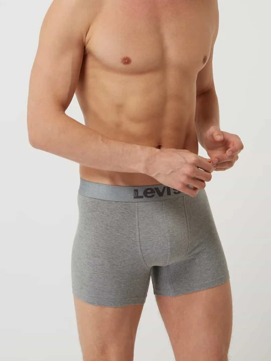 Zdjęcie produktu Trunks z domieszką stretchu w 2‑pakiecie Levi's Średnioszary melanż