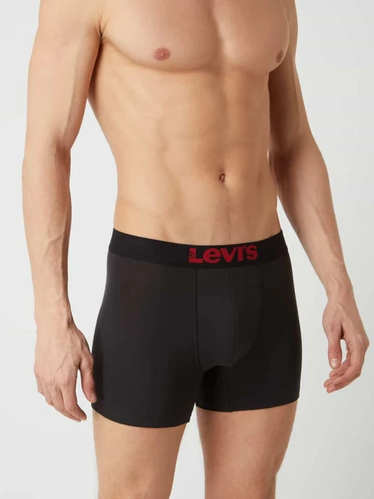 Zdjęcie produktu Bokserki z domieszką stretchu w 2‑pakiecie Levi's Czerwony