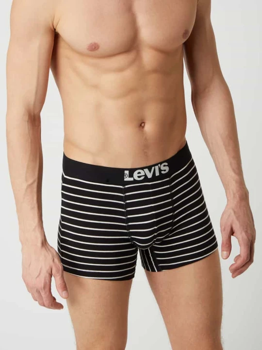 Zdjęcie produktu Bokserki z domieszką stretchu w 2‑pakiecie Levi's Czarny