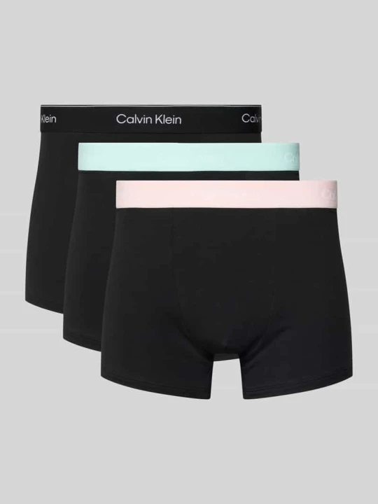 Zdjęcie produktu Obcisłe bokserki z dodatkiem streczu w Zestaw 3 szt. Calvin Klein Czarny