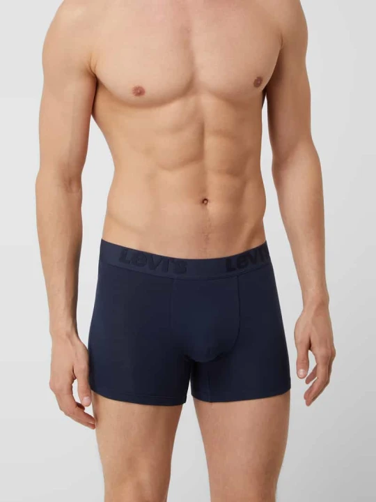 Zdjęcie produktu Bokserki z domieszką stretchu w 3‑pakiecie Levi's Niebieski