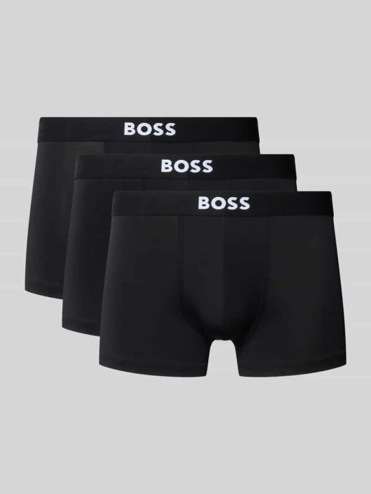 Zdjęcie produktu Obcisłe bokserki z elastycznym pas z logo model 'MICRO ONE' Boss Czarny