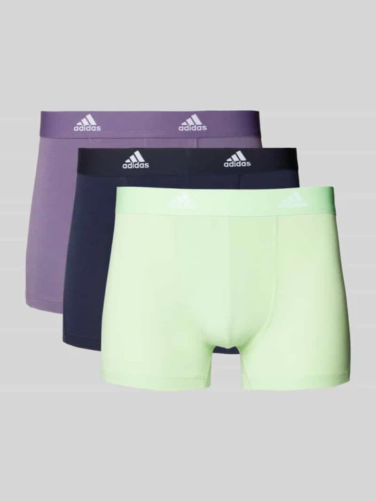 Zdjęcie produktu Obcisłe bokserki z elastycznym pasem Adidas Średnioszary