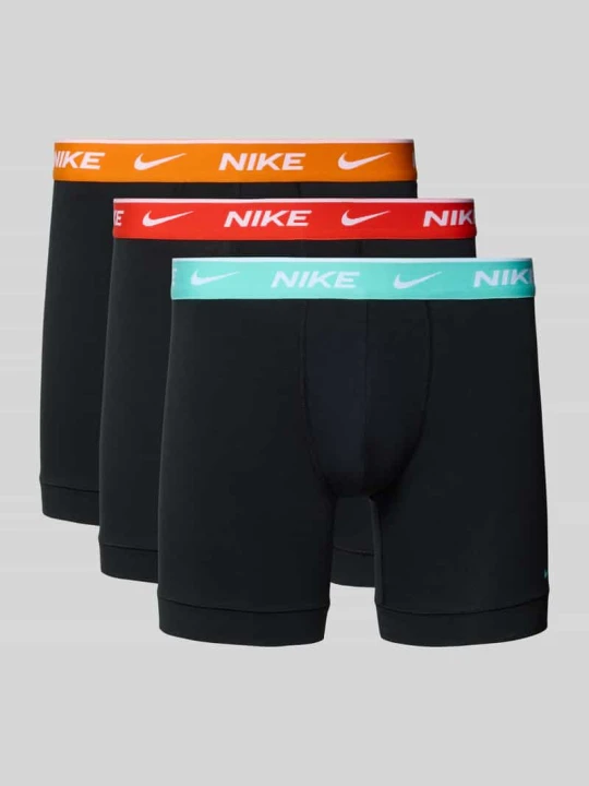 Zdjęcie produktu Obcisłe bokserki z elastycznym pasem w zestawie 3 szt. Nike Czarny