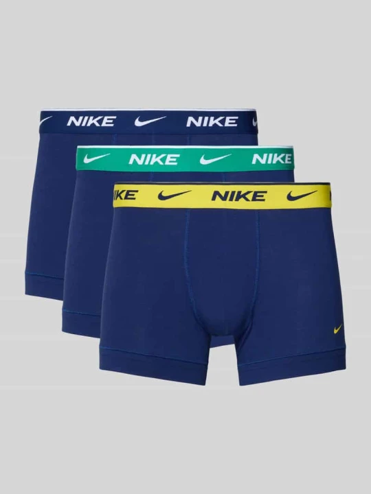 Zdjęcie produktu Obcisłe bokserki z elastycznym pasem w zestawie 3 szt. Nike Granatowy