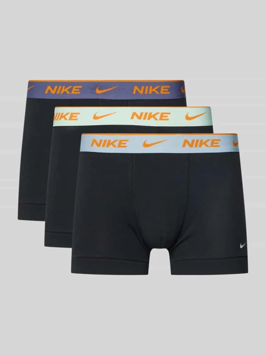 Zdjęcie produktu Obcisłe bokserki z elastycznym pasem w zestawie 3 szt. Nike Czarny