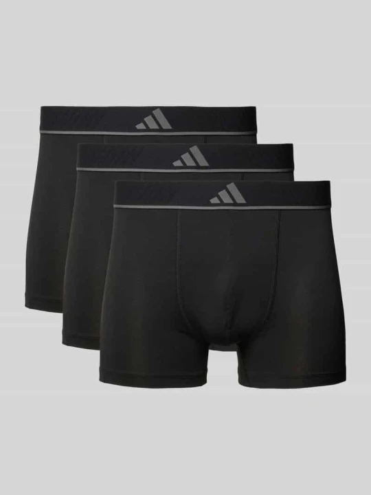 Zdjęcie produktu Obcisłe bokserki z elastycznym pasem z logo Adidas Czarny