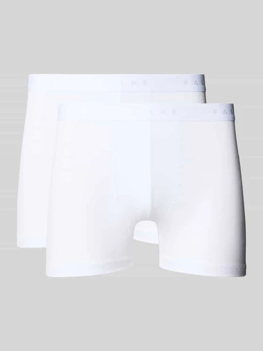 Zdjęcie produktu Obcisłe bokserki z elastycznym paskiem z logo model 'Daily Comfort' Falke Biały
