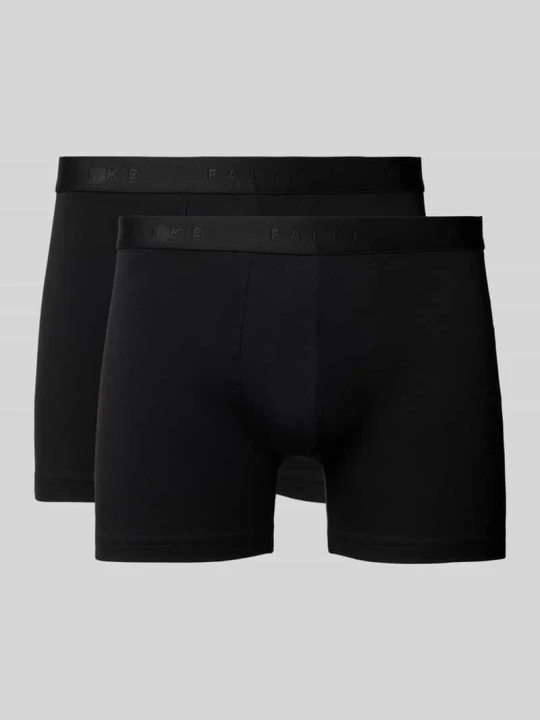 Zdjęcie produktu Obcisłe bokserki z elastycznym paskiem z logo model 'Daily Comfort' Falke Czarny