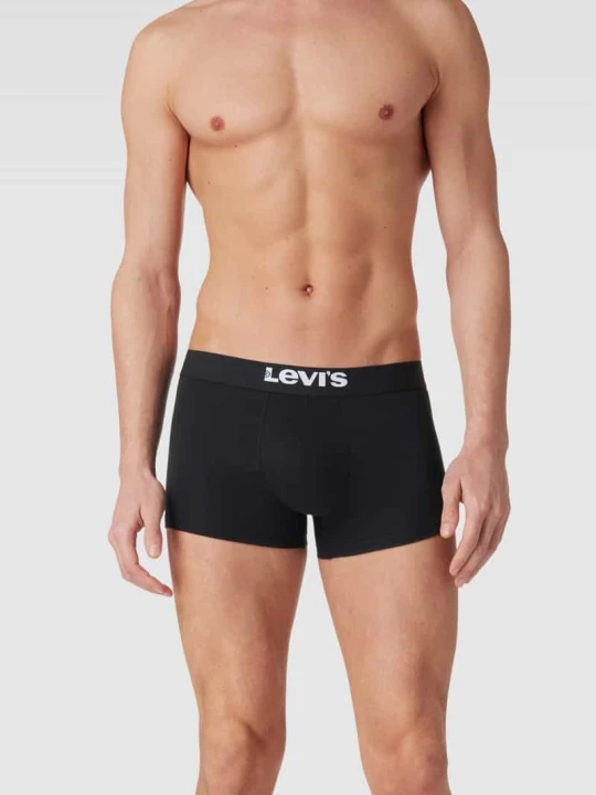 Zdjęcie produktu Trunks z elastycznym pasem z logo model 'SOLID BASIC TRUNK' Levi's Czarny