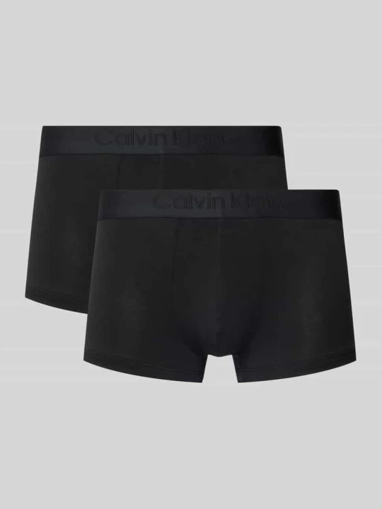 Zdjęcie produktu Obcisłe bokserki z elastycznym paskiem z logo w zestawie 3 szt. Calvin Klein Czarny