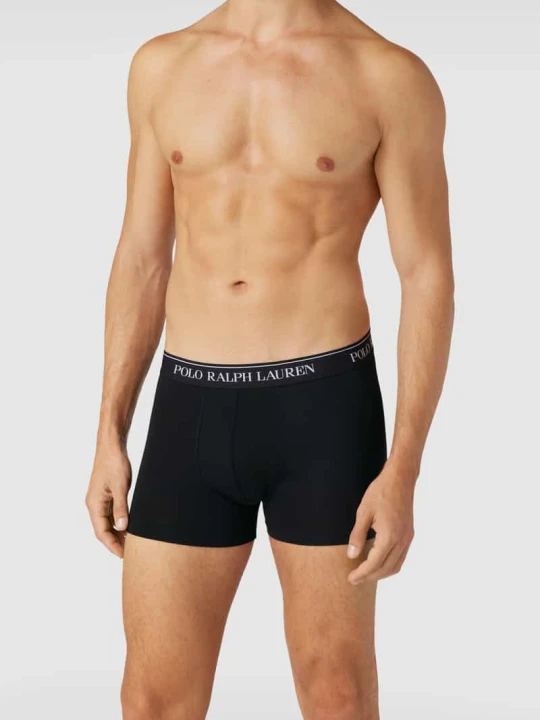 Zdjęcie produktu Bokserki z elastycznym pasem z logo w 5-paku Polo Ralph Lauren Czarny