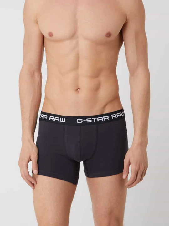 Zdjęcie produktu Obcisłe bokserki z mieszanki bawełny i elastanu G-Star Raw Ciemnoniebieski