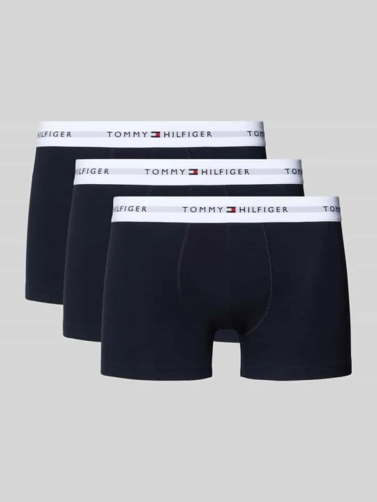 Zdjęcie produktu Obcisłe bokserki z mieszanki bawełny w zestawie 3 szt. Tommy Hilfiger Granatowy