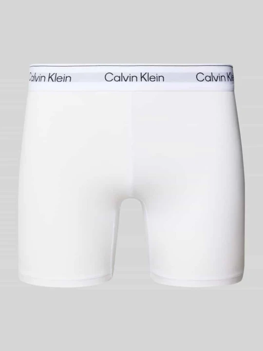 Zdjęcie produktu Spodnie z pasem z logo Calvin Klein Biały