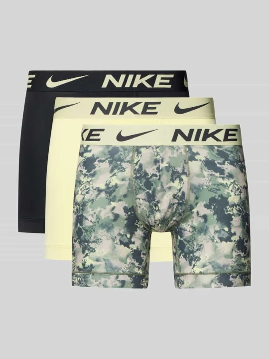 Zdjęcie produktu Obcisłe bokserki z technologią dri-fit w zestaw 3 szt. model 'ESSENTIAL' Nike Jasnożółty