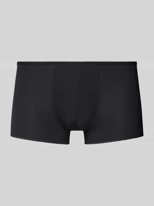 Zdjęcie produktu Obcisłe bokserki z szwami inside out model 'Plumes' HOM Czarny