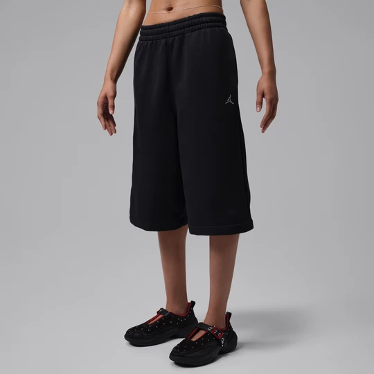 Zdjęcie produktu Obszerne spodenki damskie Jordan Brooklyn Fleece - Czerń