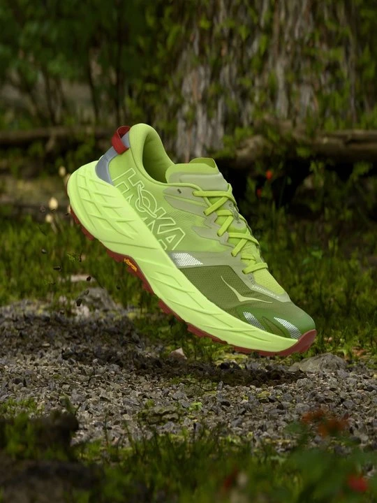 Zdjęcie produktu Obuwie do biegania Szlak Hoka zielony neon