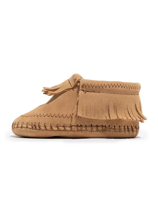 Zdjęcie produktu Obuwie do raczkowania Minnetonka taupe