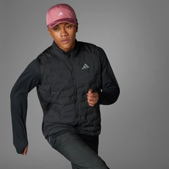 Zdjęcie produktu Ocieplana kamizelka do biegania adizero Adidas czarny