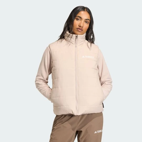 Zdjęcie produktu Ocieplana kamizelka Terrex Multi Essentials CLIMAWARM Adidas Wonder Taupe
