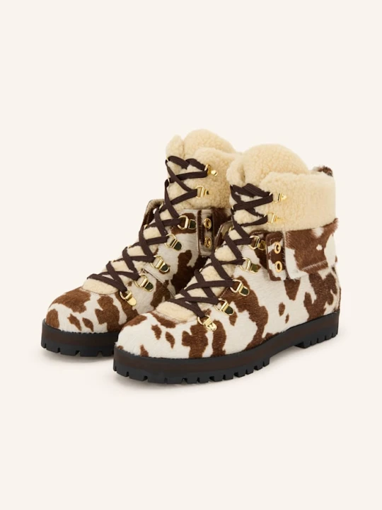 Zdjęcie produktu Odissì Botki Sznurowane Heidi beige