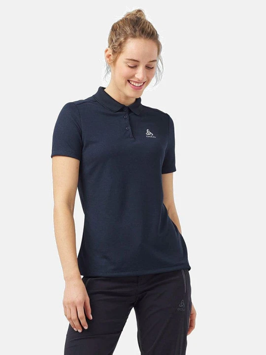 Zdjęcie produktu Odlo Funkcyjna koszulka polo "F-Dry" w kolorze granatowym rozmiar: S