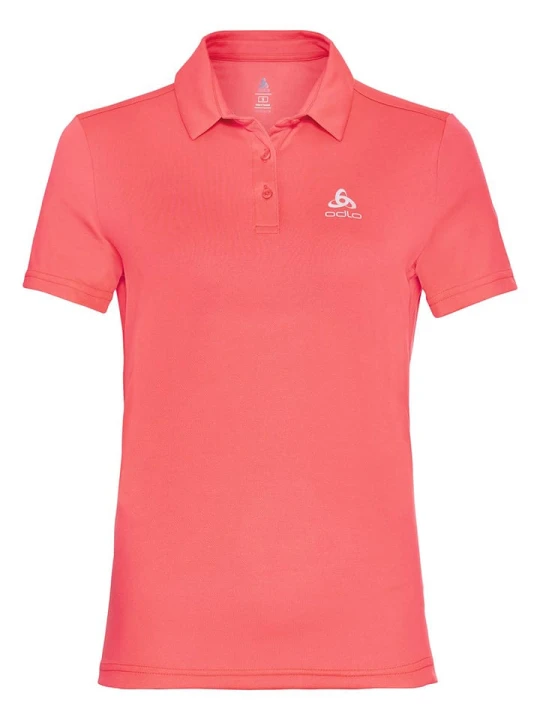 Zdjęcie produktu Odlo Funkcyjna koszulka polo w kolorze koralowym rozmiar: XS