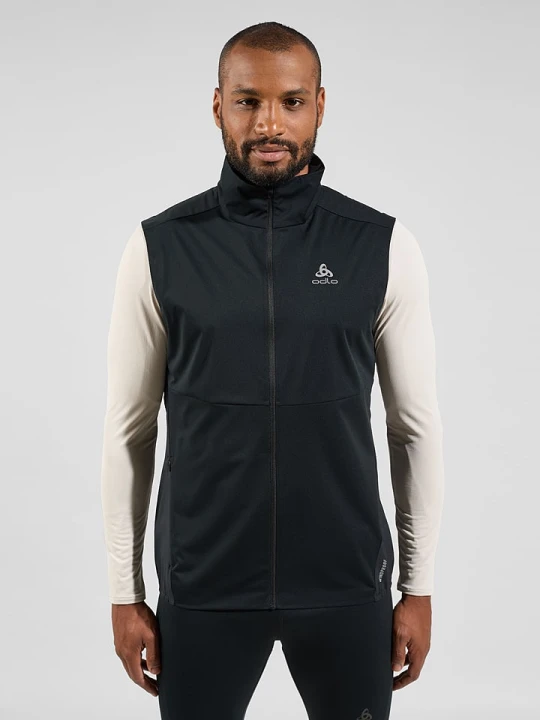 Zdjęcie produktu Odlo Kamizelka "Zeroweight Warm" w kolorze czarnym do biegania rozmiar: L