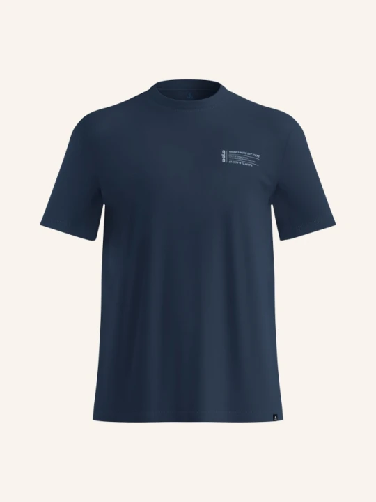 Zdjęcie produktu Odlo Koszulka Cotton Blend Unlimited blau GRANATOWY