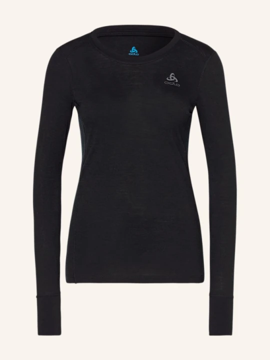 Zdjęcie produktu Odlo Koszulka Funkcyjna Natural Merino 200 Z Wełny Merino schwarz CZARNY