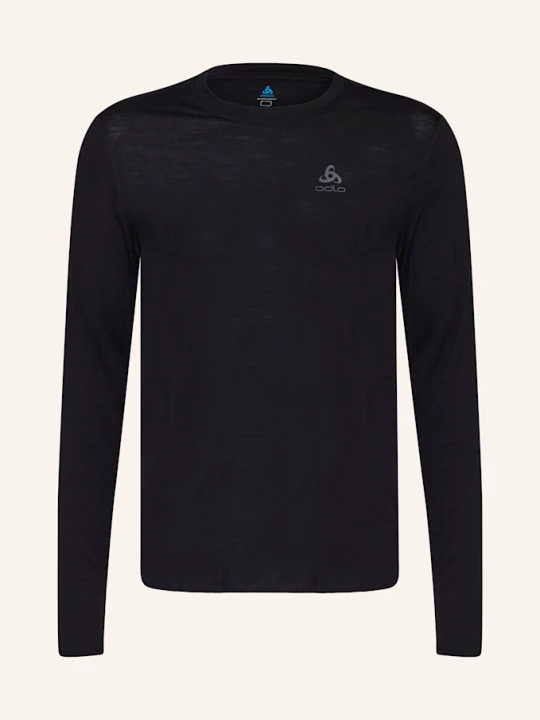 Zdjęcie produktu Odlo Koszulka Z Długim Rękawem Merino 160 Z Wełny Merino schwarz CZARNY