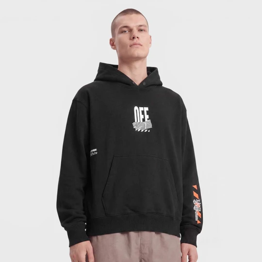 Zdjęcie produktu Off Active Duct Tape Hoodie Off White czarny