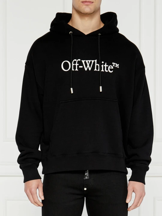 Zdjęcie produktu OFF-WHITE Bluza BIG BOOKISH SKATE | Oversize fit Off White czarny