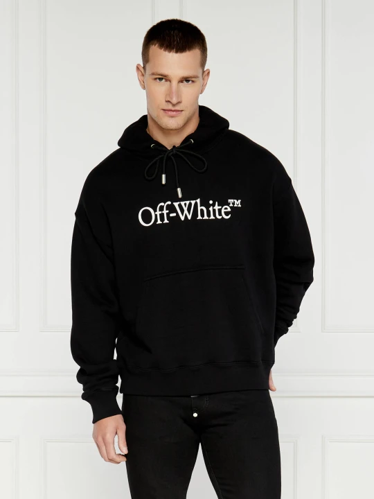 Zdjęcie produktu OFF-WHITE Bluza BIG BOOKISH SKATE | Oversize fit Off White czarny