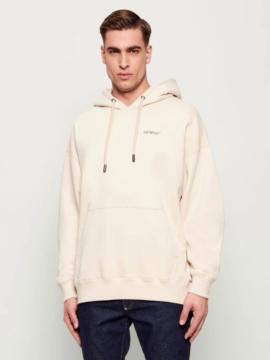 Zdjęcie produktu OFF-WHITE Bluza HALF ARROWS | Relaxed fit Off White beżowy