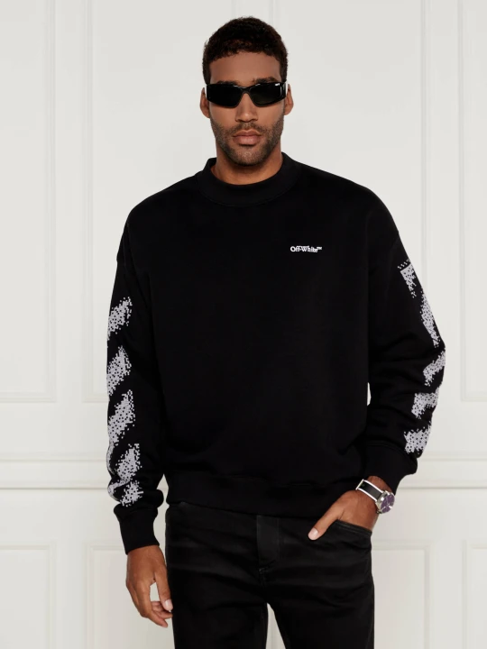 Zdjęcie produktu OFF-WHITE Bluza Pixel diag skate | Regular Fit Off White czarny