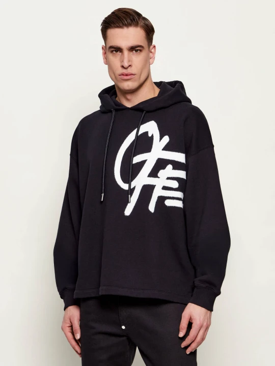 Zdjęcie produktu OFF-WHITE Bluza Spray Logo | Loose fit Off White czarny