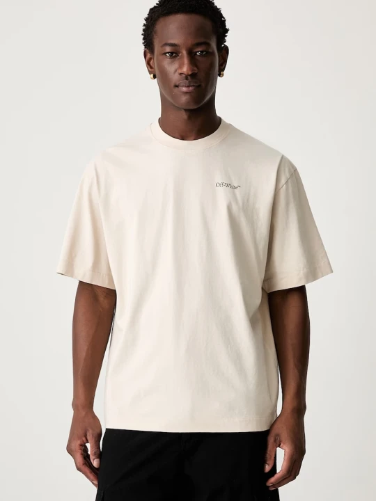 Zdjęcie produktu Off-White Half Arrows T-shirt bawełniany męski Off White