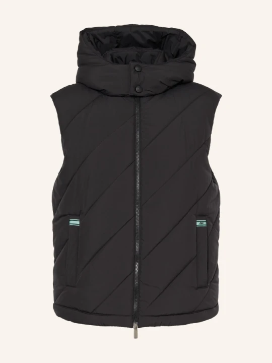 Zdjęcie produktu Off-White Kamizelka Pikowana Z Odpinanym Kapturem schwarz Off White CZARNY