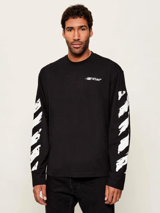 Zdjęcie produktu OFF-WHITE Longsleeve INK ARROW 90S SKATE | Regular Fit Off White czarny