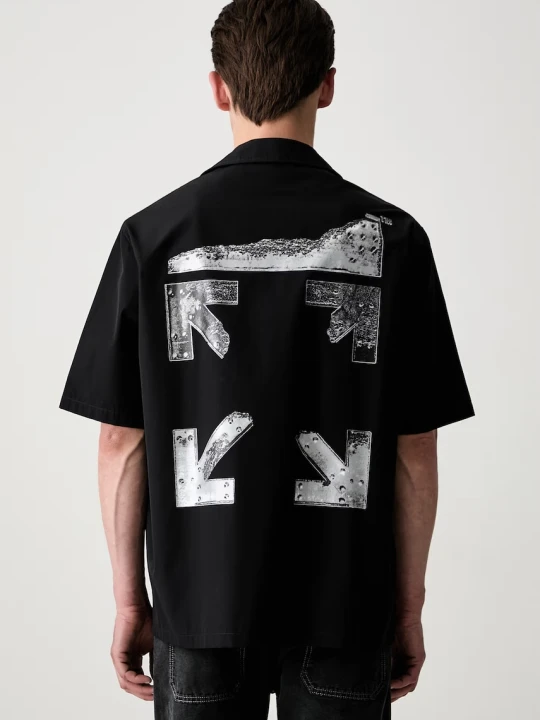 Zdjęcie produktu Off-White Metal Arrows koszula bawełniana męska Off White