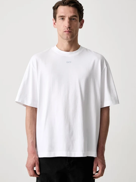 Zdjęcie produktu Off-White New Off Stamp T-shirt bawełniany męski Off White