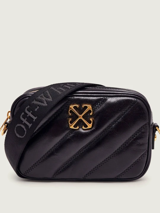 Zdjęcie produktu OFF-WHITE Skórzana listonoszka Off White czarny