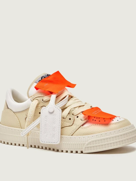 Zdjęcie produktu OFF-WHITE Skórzane sneakersy 3.0 Court Low Top Off White beżowy