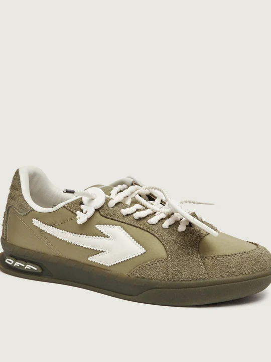 Zdjęcie produktu OFF-WHITE Sneakersy M-End Of Play | zamsz Off White oliwkowy