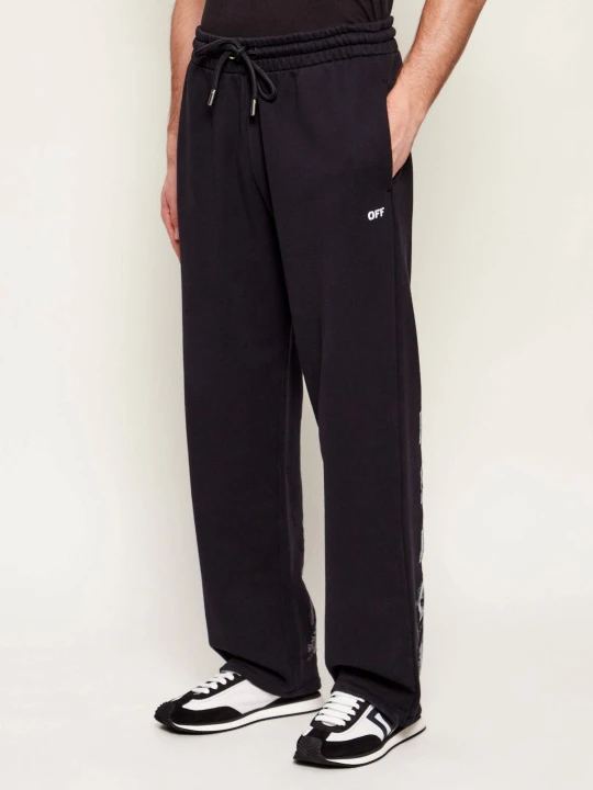 Zdjęcie produktu OFF-WHITE Spodnie dresowe PAINT ARROWS | Relaxed fit Off White czarny