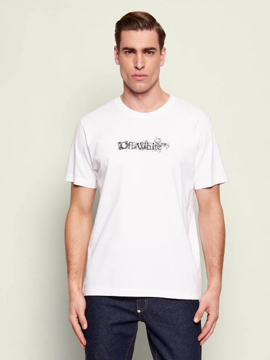 Zdjęcie produktu OFF-WHITE T-shirt HERALDIC TRESHOLD ARROWS | Slim Fit Off White