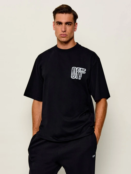 Zdjęcie produktu OFF-WHITE T-shirt Motion Arrow Skate | Loose fit Off White czarny